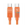 Kabel USAMS Kabel 240W USB-C do USB-C 1.2m pomarańczowy